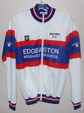 vintage Tudor Sports Solihull Cycling Club cycling jacket Edgbaston Insurance UK